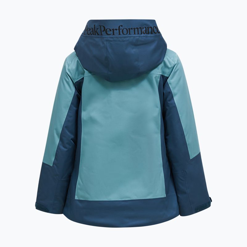 Kurtka narciarska damska Peak Performance Rider Tech Insulated Jacket mountain lake/deluded vision 2