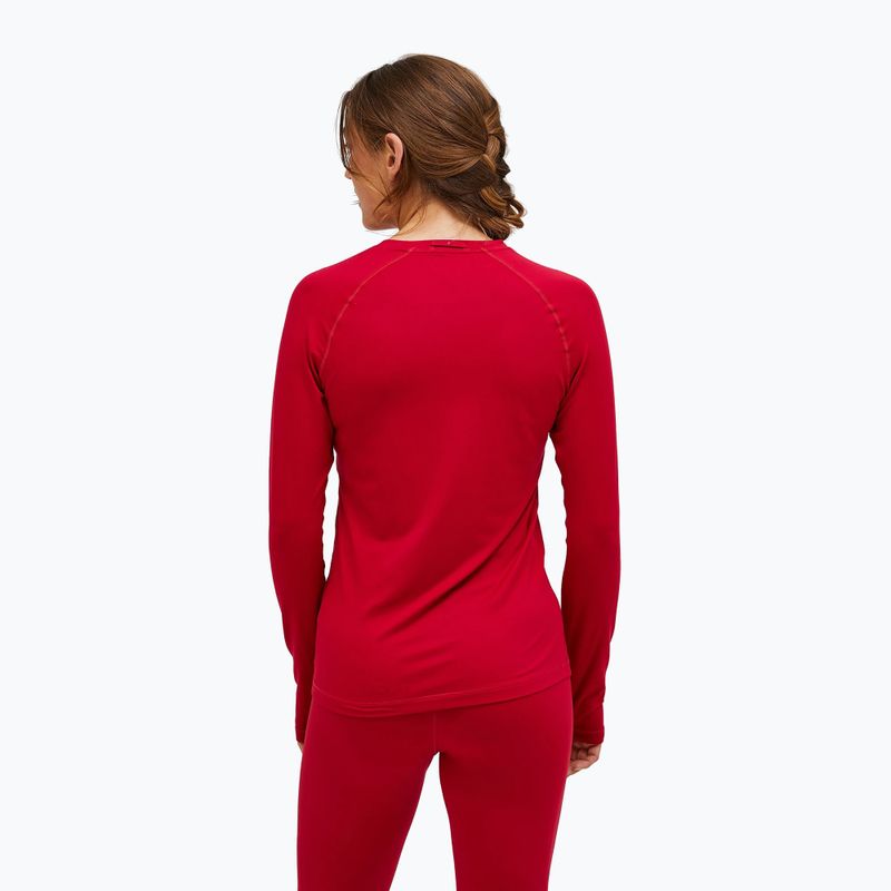 Bluza termoaktywna damska Peak Performance Spirit Crew tech burgundy 2