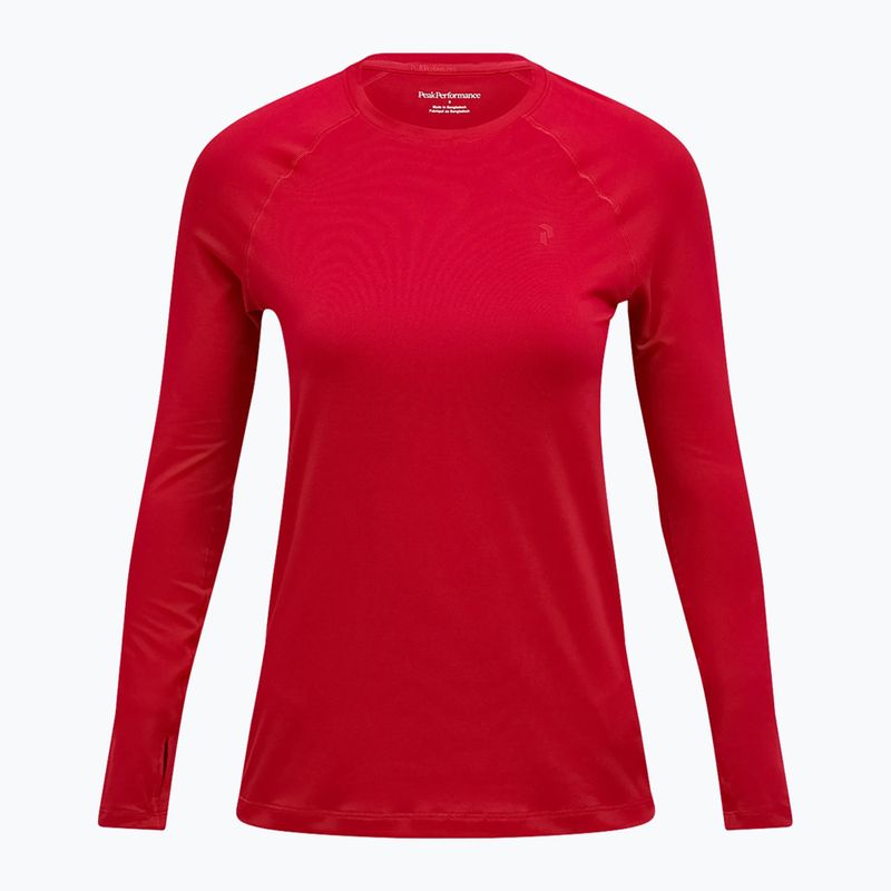 Bluza termoaktywna damska Peak Performance Spirit Crew tech burgundy 3