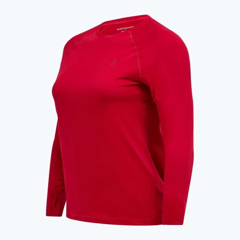 Bluza termoaktywna damska Peak Performance Spirit Crew tech burgundy 5