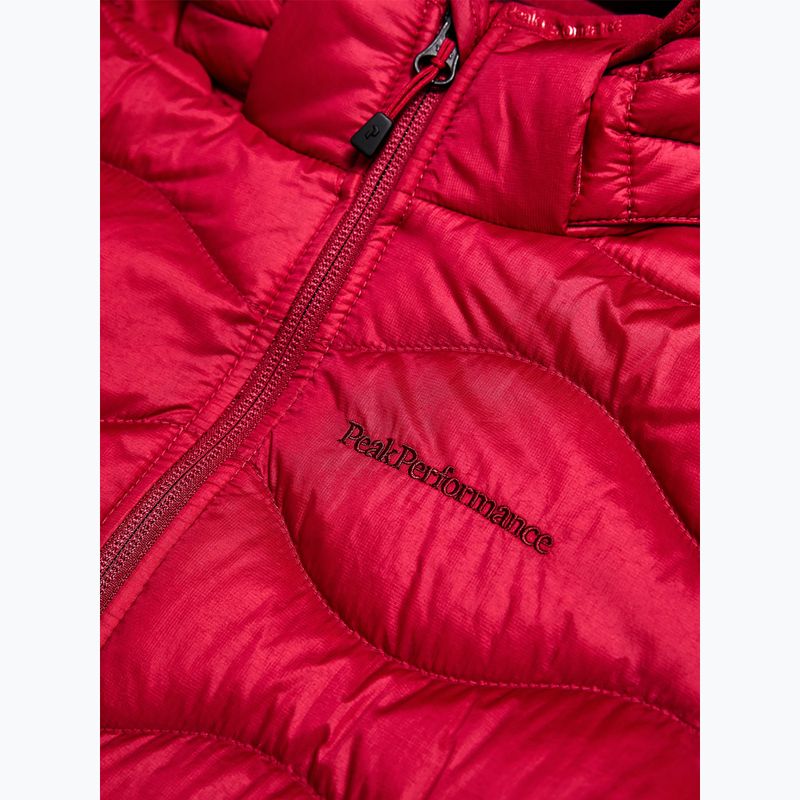 Kurtka puchowa dziecięca Peak Performance Helium Down tech burgundy/vertical zenith 4