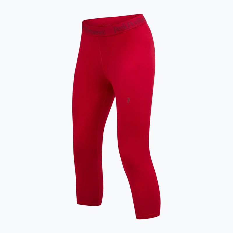 Legginsy termoaktywne Peak Performance Spirit Short John tech burgundy 5