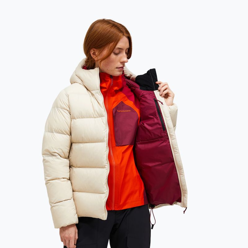 Kurtka puchowa damska Peak Performance Frost Down Puffer Jacket Sand Fog 3