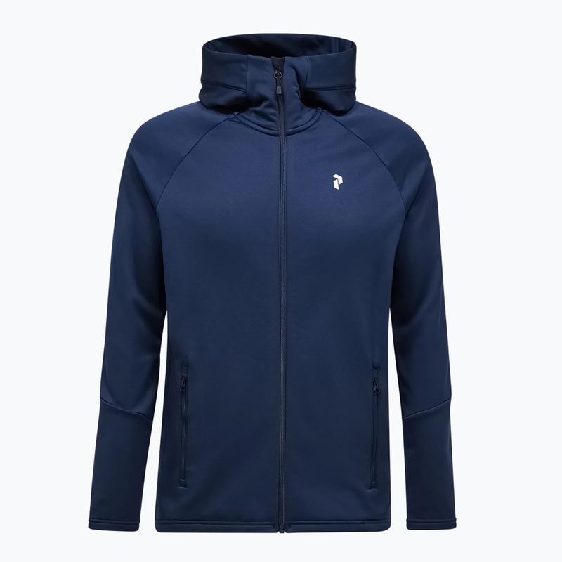 Bluza męska Peak Performance Rider Essentials Zip Hood blue shadow/blue shadow 6