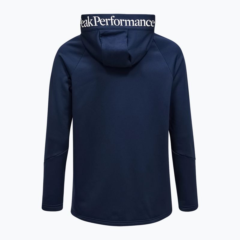 Bluza męska Peak Performance Rider Essentials Zip Hood blue shadow/blue shadow 7