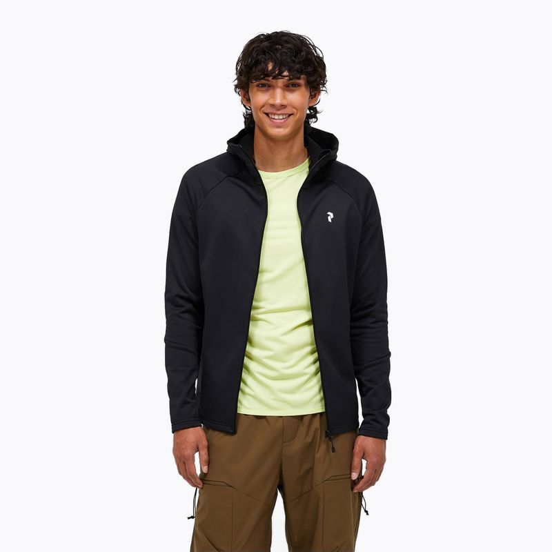 Bluza męska Peak Performance Rider Essentials Zip Hood black/black 4