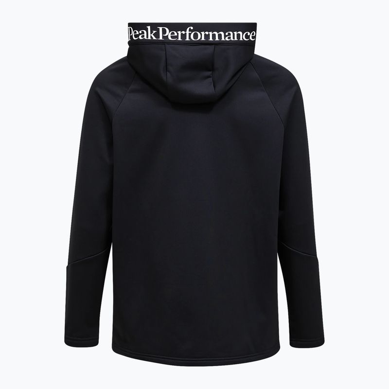 Bluza męska Peak Performance Rider Essentials Zip Hood black/black 7