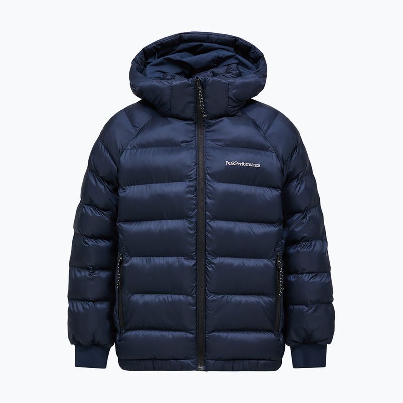 Kurtka puchowa dziecięca Peak Performance Tomic Insulated Hood Jacket blue shadow