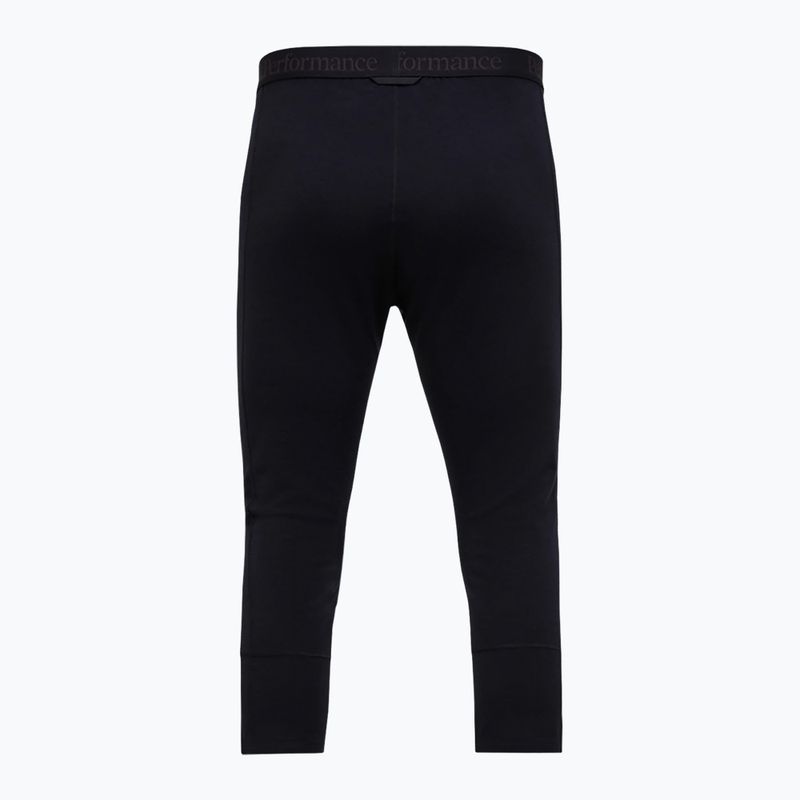 Spodnie termoaktywne męskie Peak Performance Magic 3/4 Johns Long Wool-Blend Baselayer black/black 4