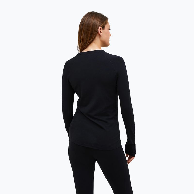 Longsleeve termoaktywny damski Peak Performance Magic Crew Wool-Blend Baselayer black/black 2