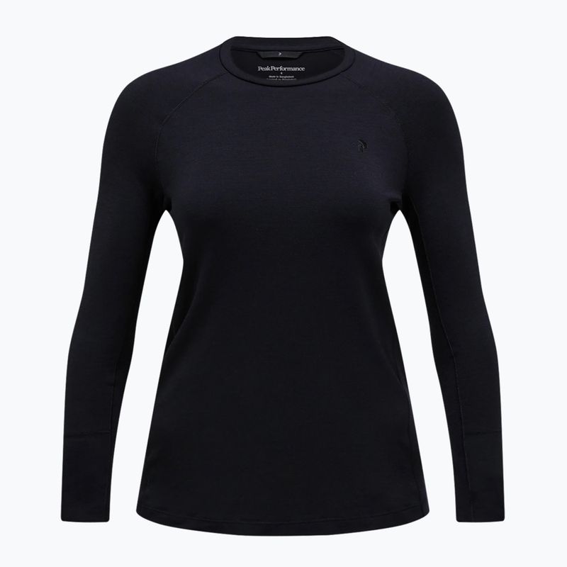 Longsleeve termoaktywny damski Peak Performance Magic Crew Wool-Blend Baselayer black/black 3
