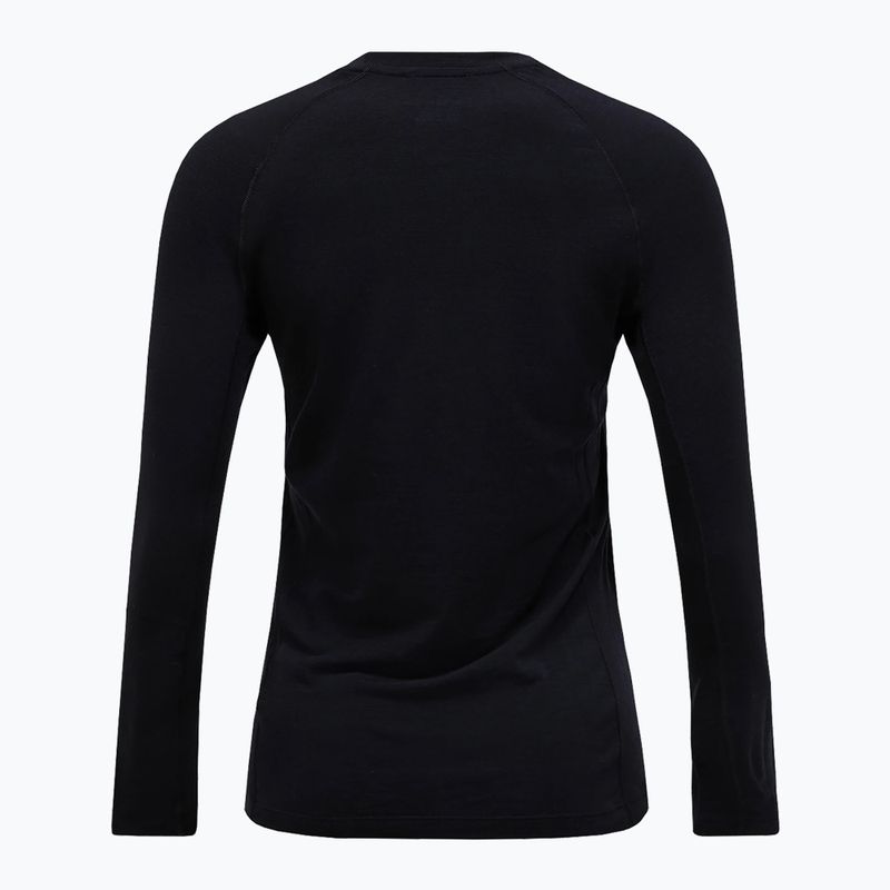 Longsleeve termoaktywny damski Peak Performance Magic Crew Wool-Blend Baselayer black/black 4