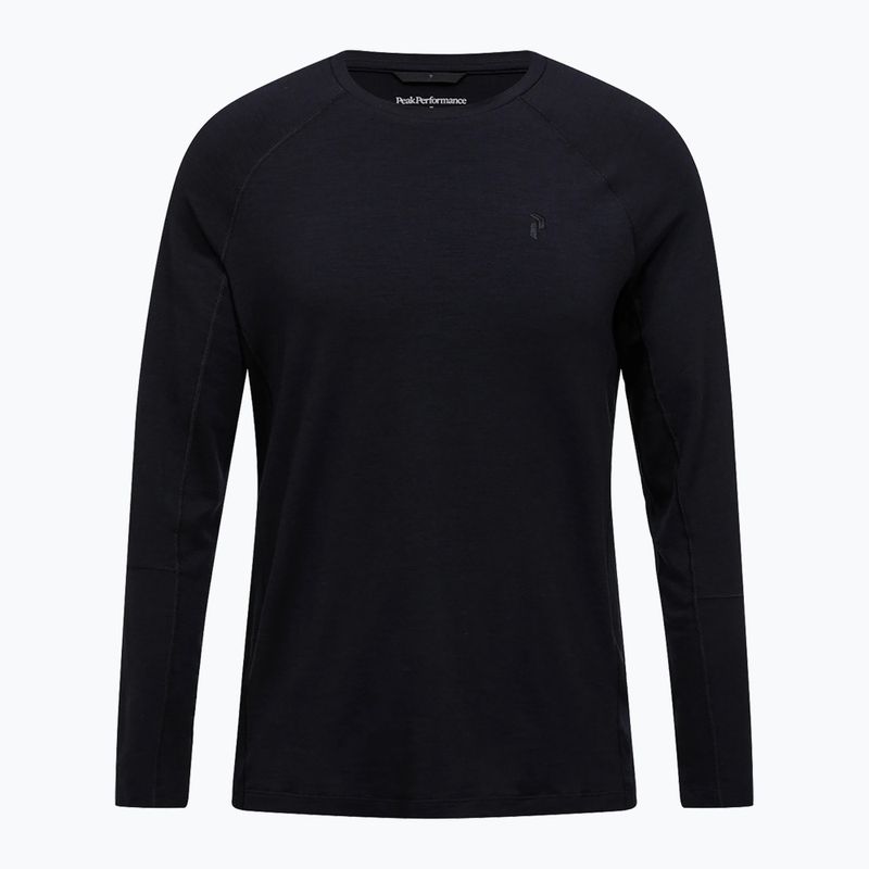 Longsleeve termoaktywny męski Peak Performance Magic Crew Wool-Blend Baselayer black/black 3