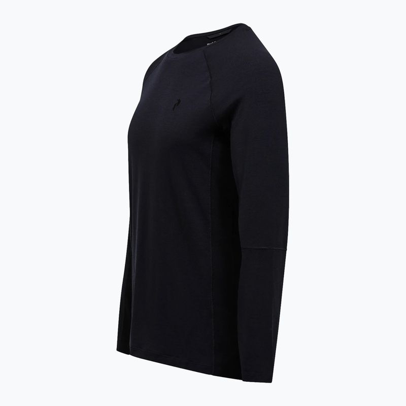 Longsleeve termoaktywny męski Peak Performance Magic Crew Wool-Blend Baselayer black/black 5
