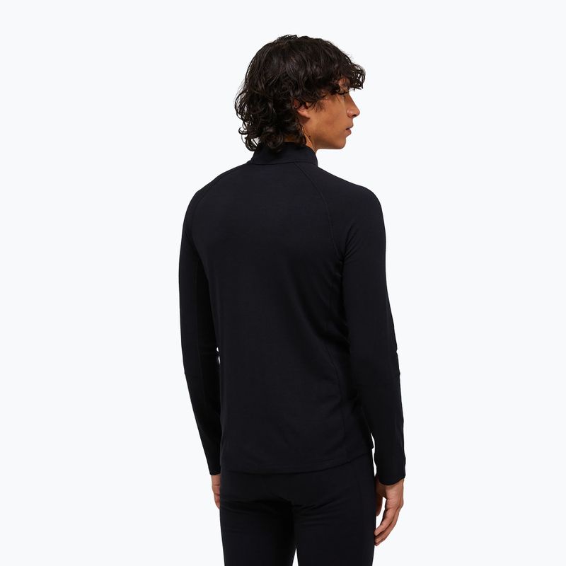 Bluza termoaktywna męska Peak Performance Magic Half Zip Wool-Blend Baselayer black/black 2