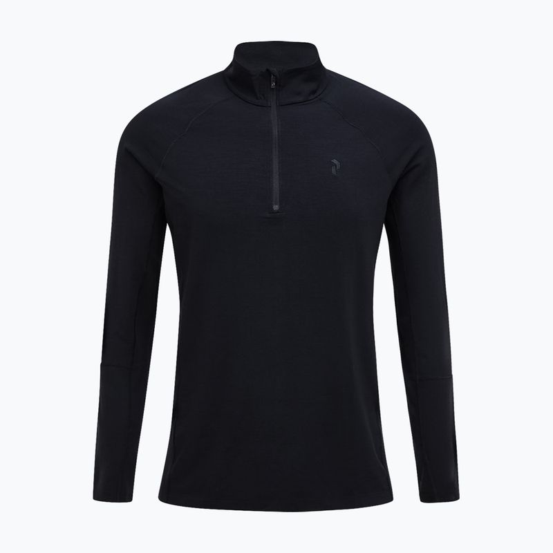 Bluza termoaktywna męska Peak Performance Magic Half Zip Wool-Blend Baselayer black/black 3