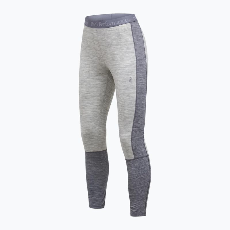 Spodnie termoaktywne damskie Peak Performance Peak Performance Magic 7/8 Long Johns Wool-Blend Baselayer med grey melange/melange grey 5