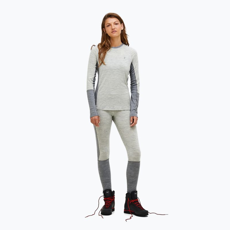 Bluza termoaktywna damska Peak Performance Magic Crew Wool-Blend Baselayer med grey melange 2