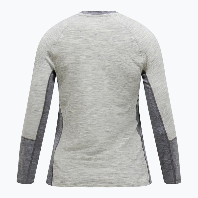 Bluza termoaktywna damska Peak Performance Magic Crew Wool-Blend Baselayer med grey melange 5