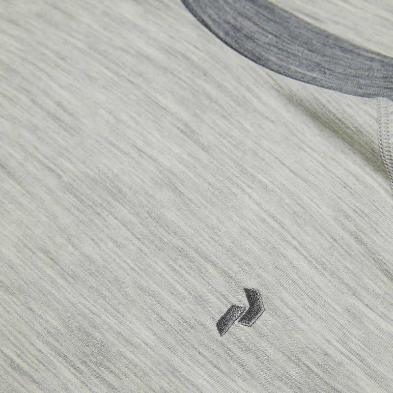 Longsleeve termoaktywny damski Peak Performance Magic Crew Wool-Blend Baselayer med grey melange 7