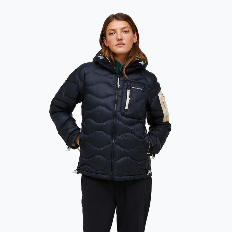 Kurtka puchowa damska Peak Performance Helium Utility Down black/sand fog