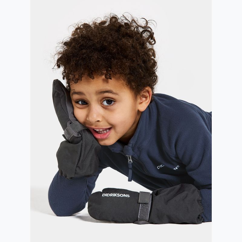 Rękawice narciarskie dziecięce Didriksons Biggles Mittens black 2
