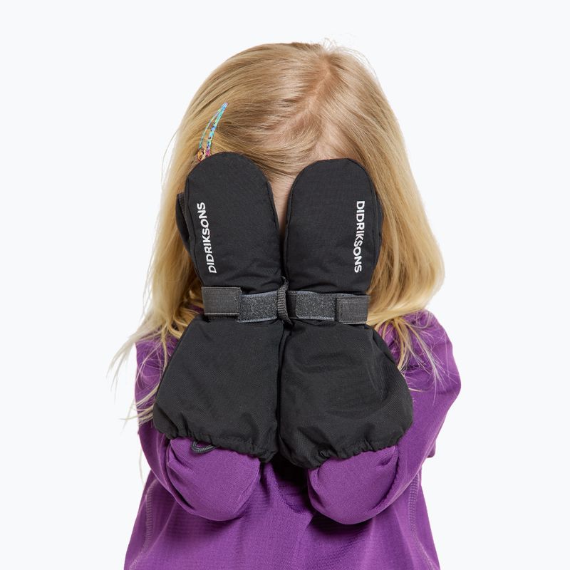 Rękawice narciarskie dziecięce Didriksons Biggles Mittens black 5