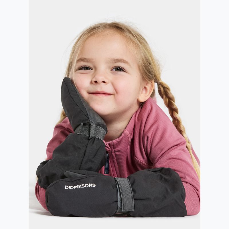 Rękawice narciarskie dziecięce Didriksons Biggles Mittens black 6