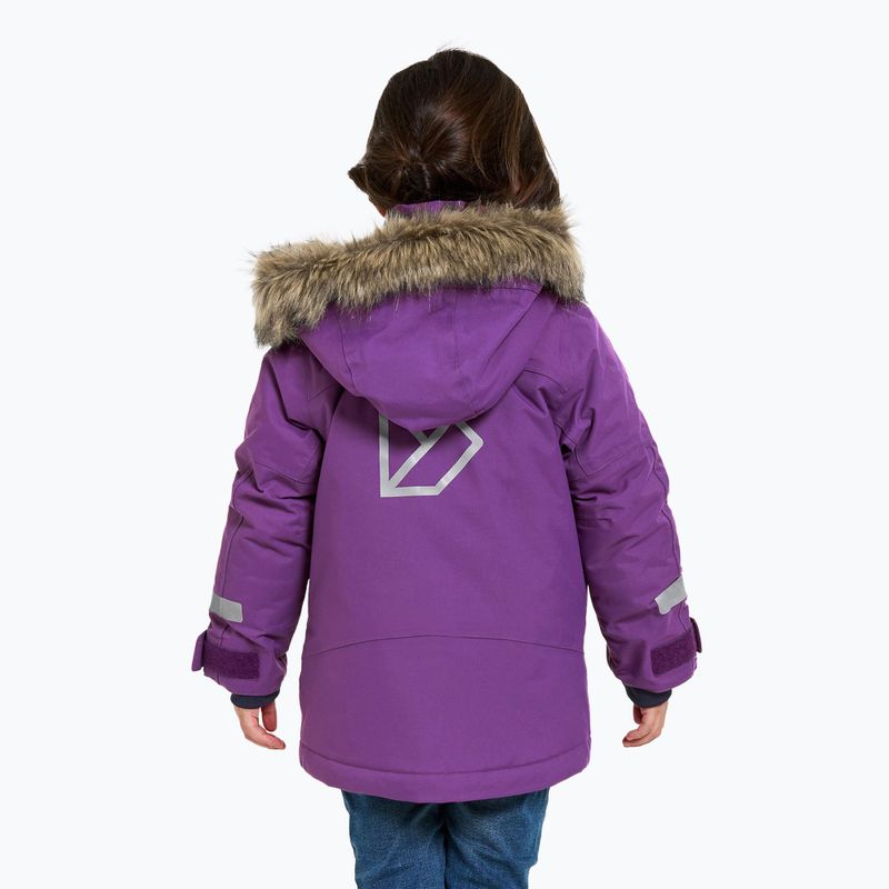 Kurtka zimowa dziecięca Didriksons Bjärven Parka royal purple 2