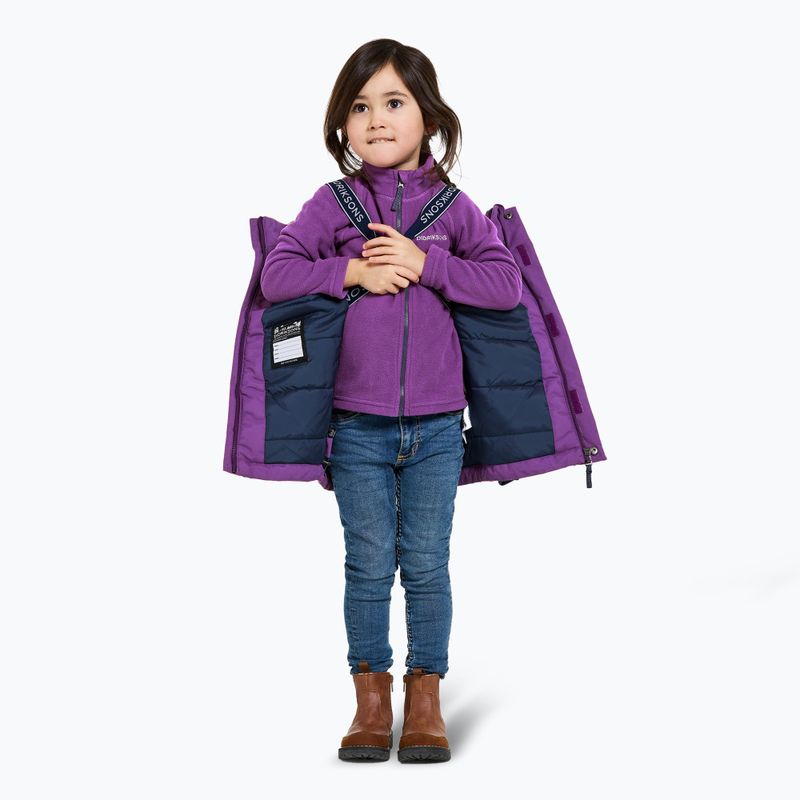 Kurtka zimowa dziecięca Didriksons Bjärven Parka royal purple 4