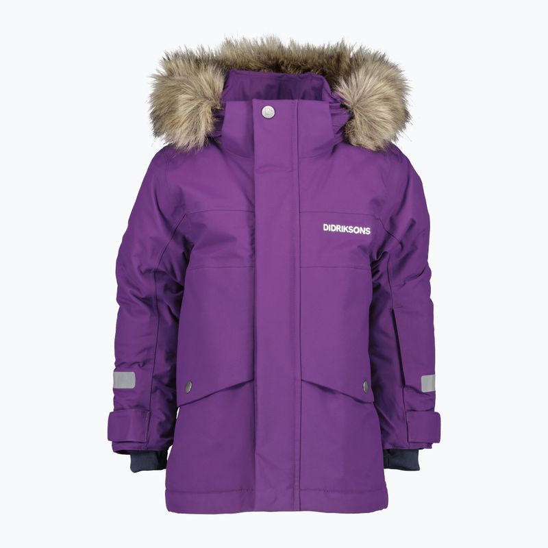 Kurtka zimowa dziecięca Didriksons Bjärven Parka royal purple 9