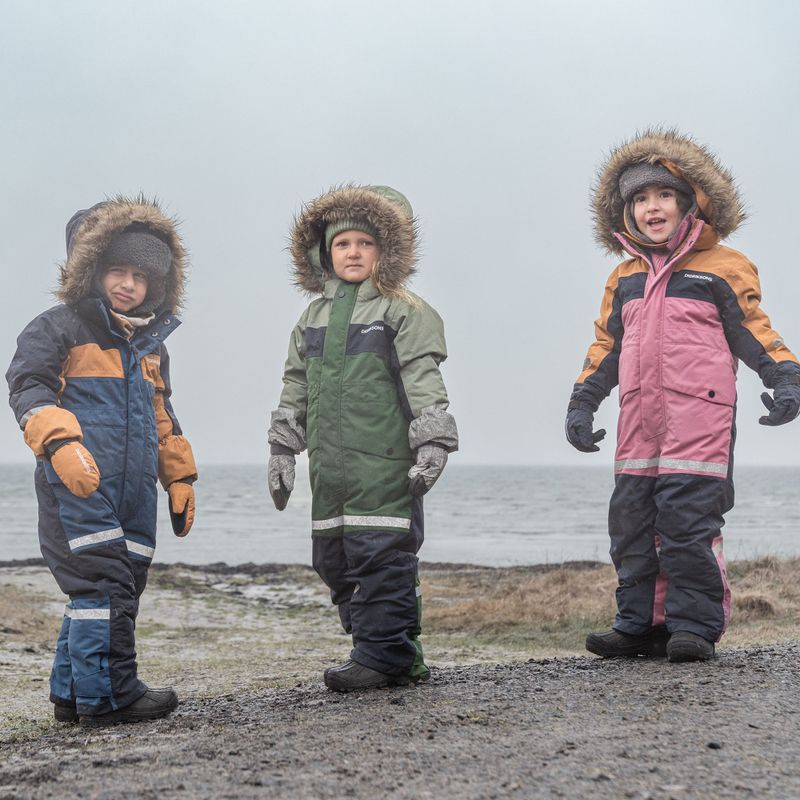 Kombinezon narciarski dziecięcy Didriksons Bjärven Cover light moss 14