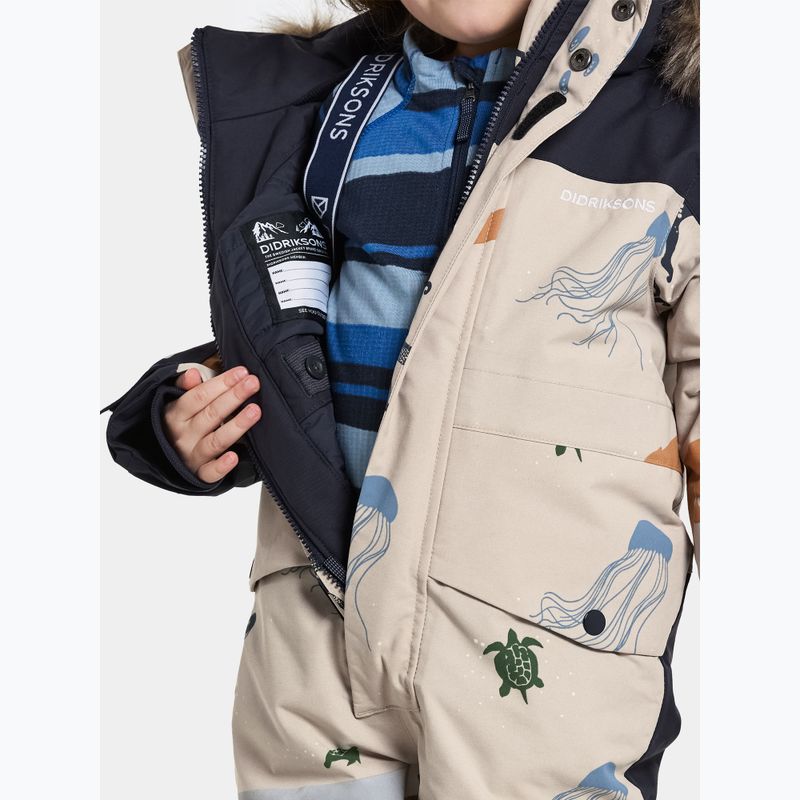 Kombinezon narciarski dziecięcy Didriksons Bjärven Cover Se winter ocean multi reflex 9