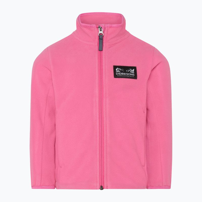 Bluza polarowa dziecięca Didriksons Muskot sweet pink 8