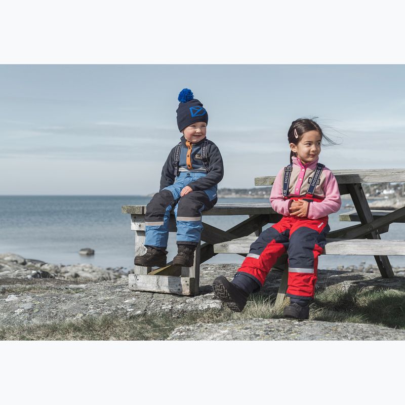 Bluza polarowa dziecięca Didriksons Monte Half Button cloud blue 10