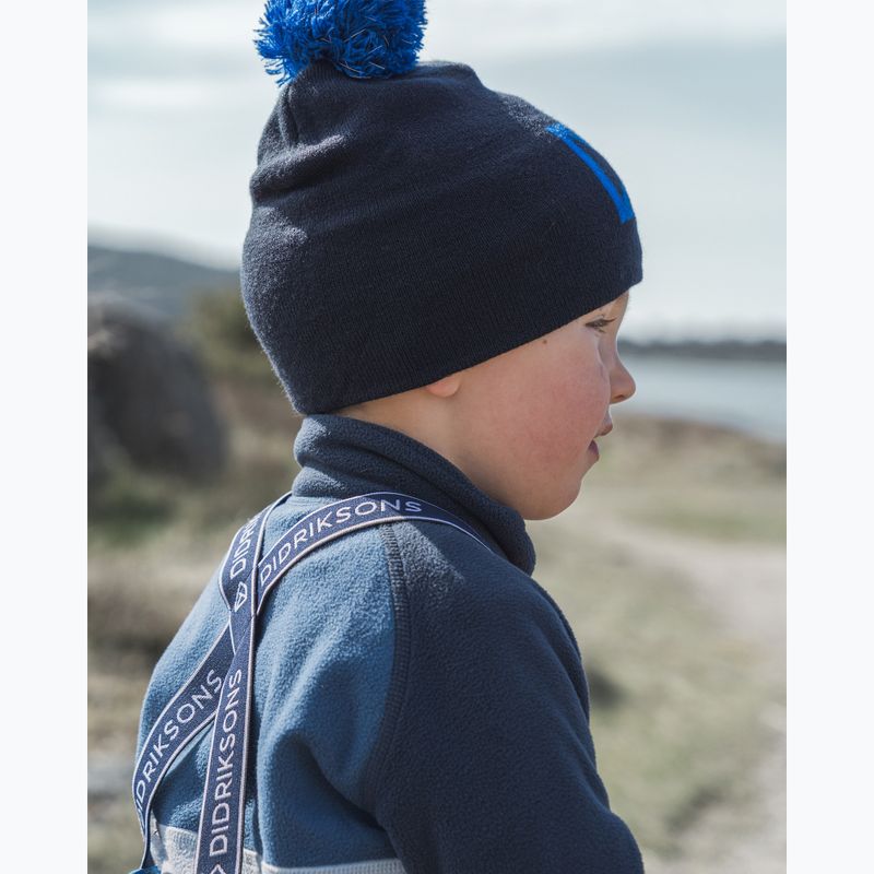 Bluza polarowa dziecięca Didriksons Monte Half Button cloud blue 14