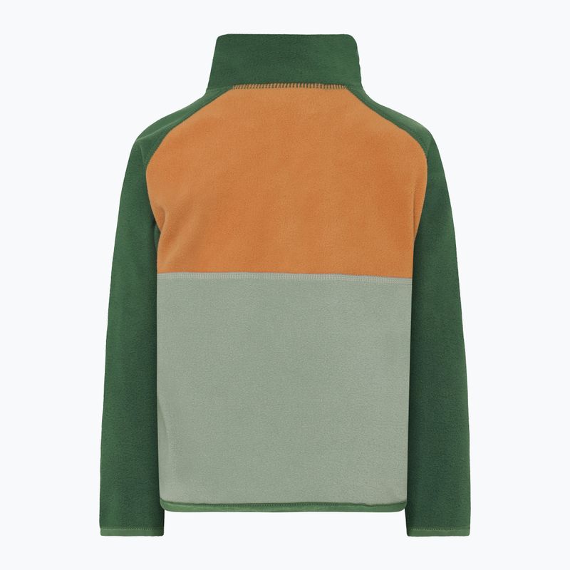 Bluza polarowa dziecięca Didriksons Monte Half Button light moss 2