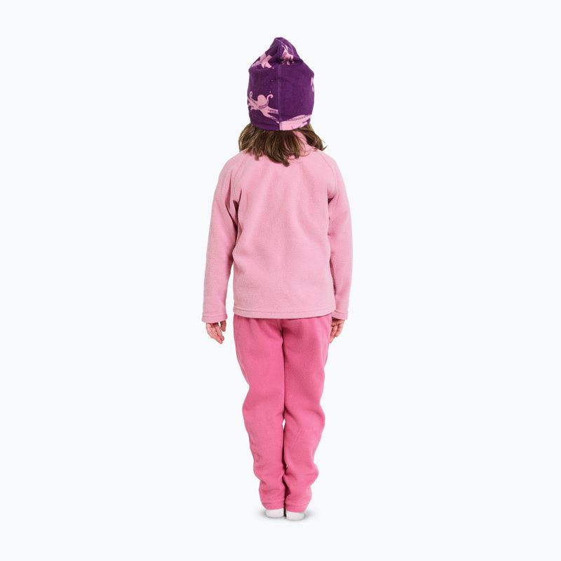 Bluza polarowa dziecięca Didriksons Monte Fz light heather pink 3
