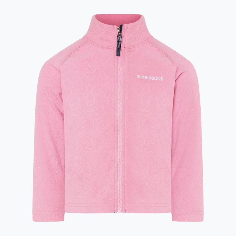 Bluza polarowa dziecięca Didriksons Monte Fz light heather pink 8