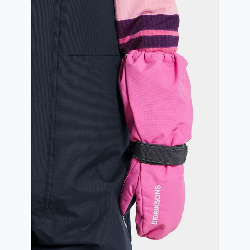 Rękawice narciarskie dziecięce Didriksons Biggles Mittens sweet pink 3