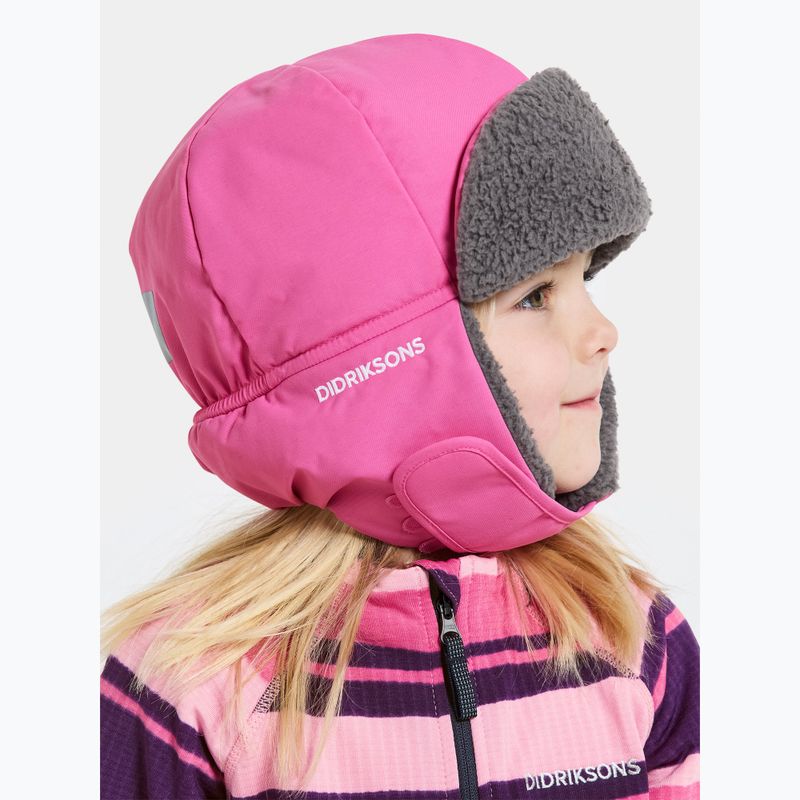Czapka zimowa dziecięca Didriksons Biggles sweet pink 3