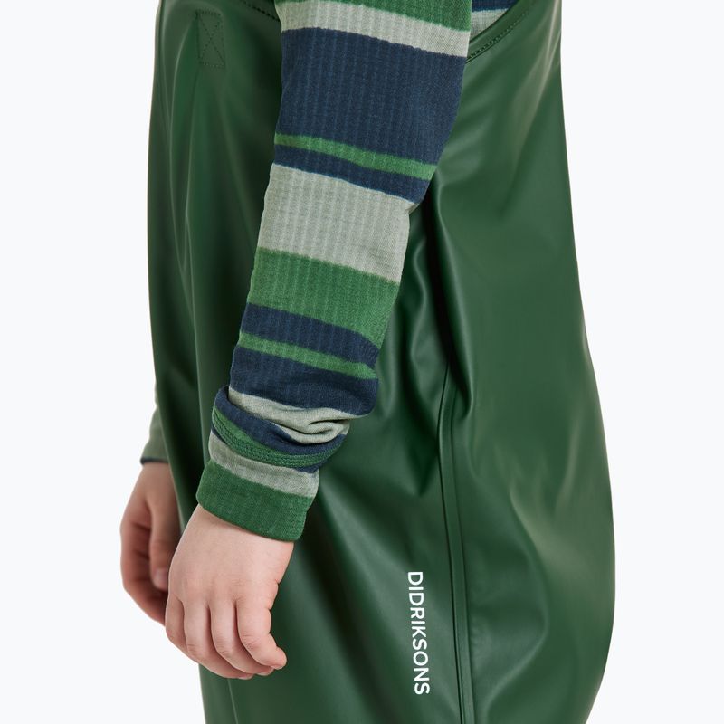 Komplet przeciwdeszczowy dziecięcy Didriksons Slaskeman light moss 12