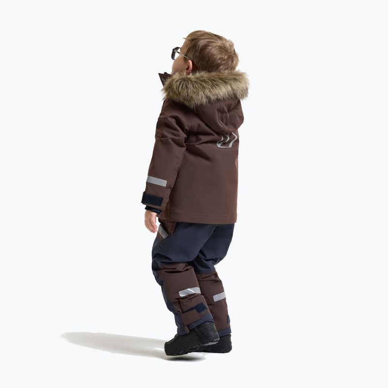 Kurtka zimowa dziecięca Didriksons Bjärven 5 Parka shadow brown 2