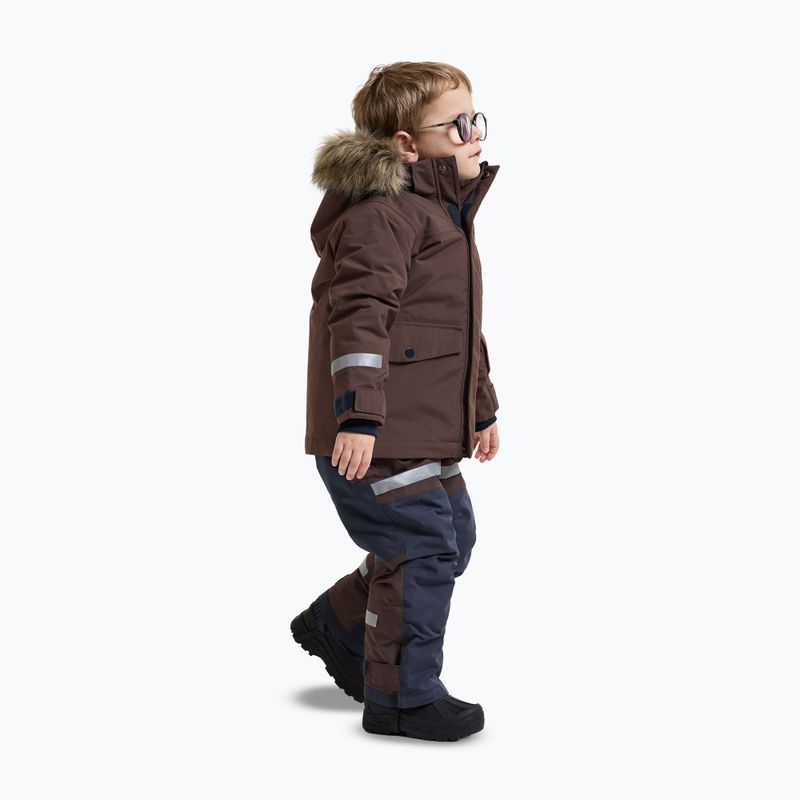 Kurtka zimowa dziecięca Didriksons Bjärven 5 Parka shadow brown 4