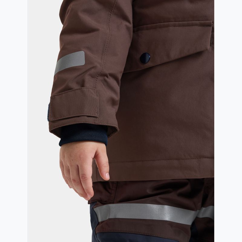 Kurtka zimowa dziecięca Didriksons Bjärven 5 Parka shadow brown 7