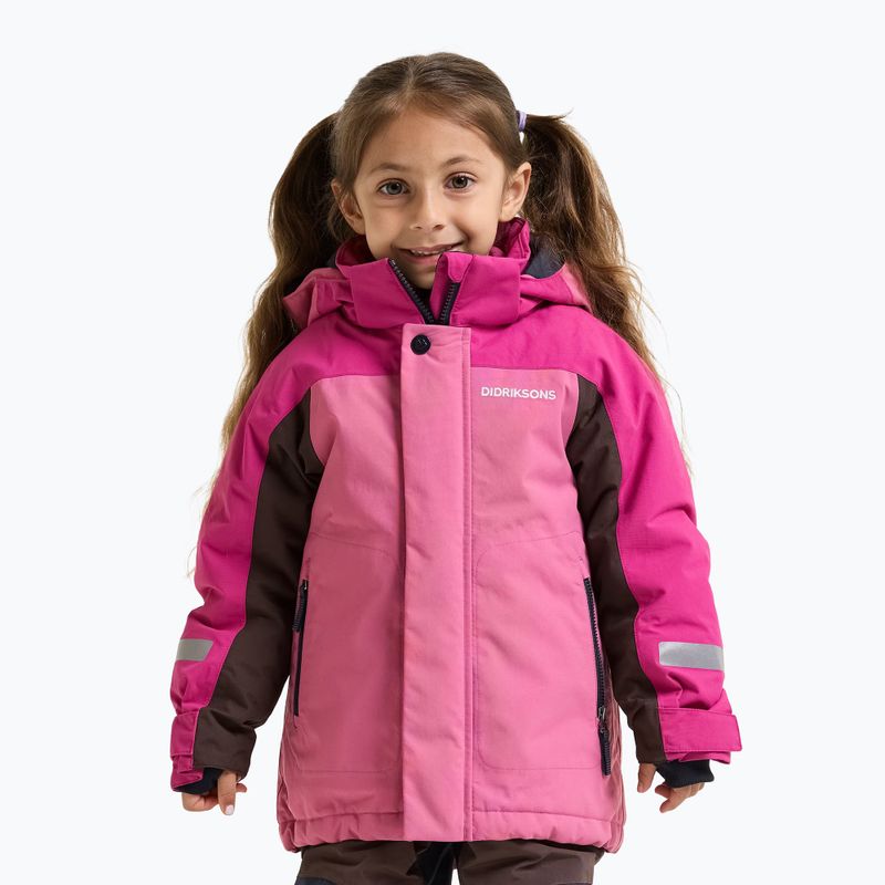 Kurtka dziecięca Didriksons Neptun 5 heather pink