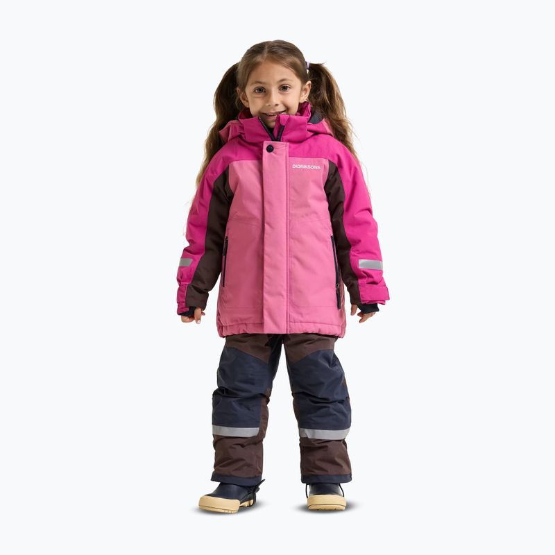 Kurtka dziecięca Didriksons Neptun 5 heather pink 2