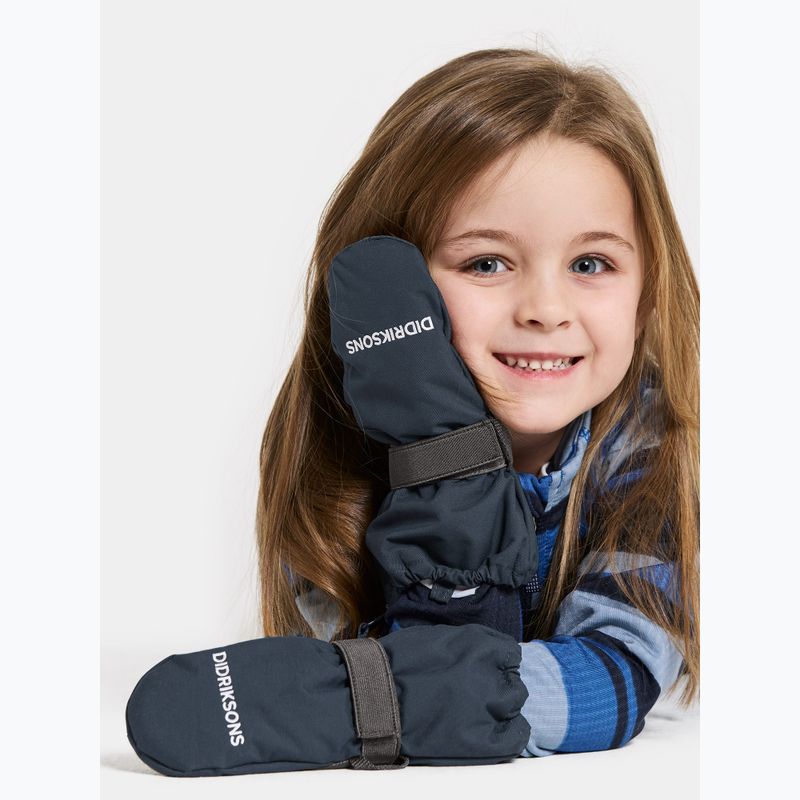 Rękawice narciarskie dziecięce Didriksons Biggles Zip Mitten 9 navy 2