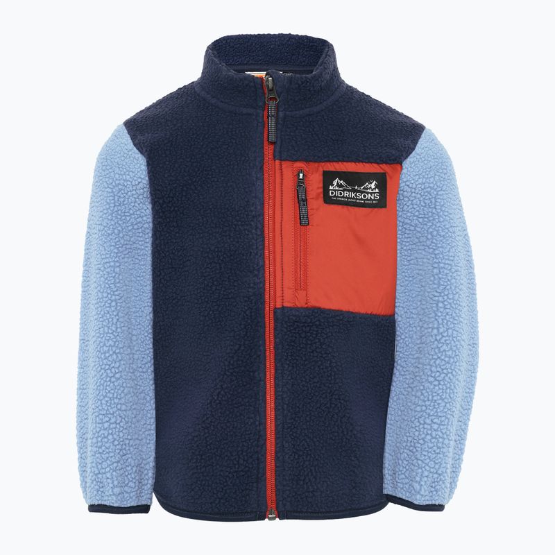 Bluza polarowa dziecięca Didriksons Anten 2 Fz winter blue