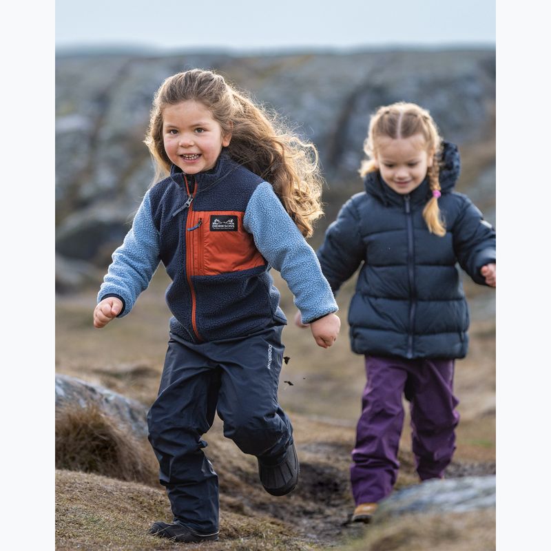 Bluza polarowa dziecięca Didriksons Anten 2 Fz winter blue 9